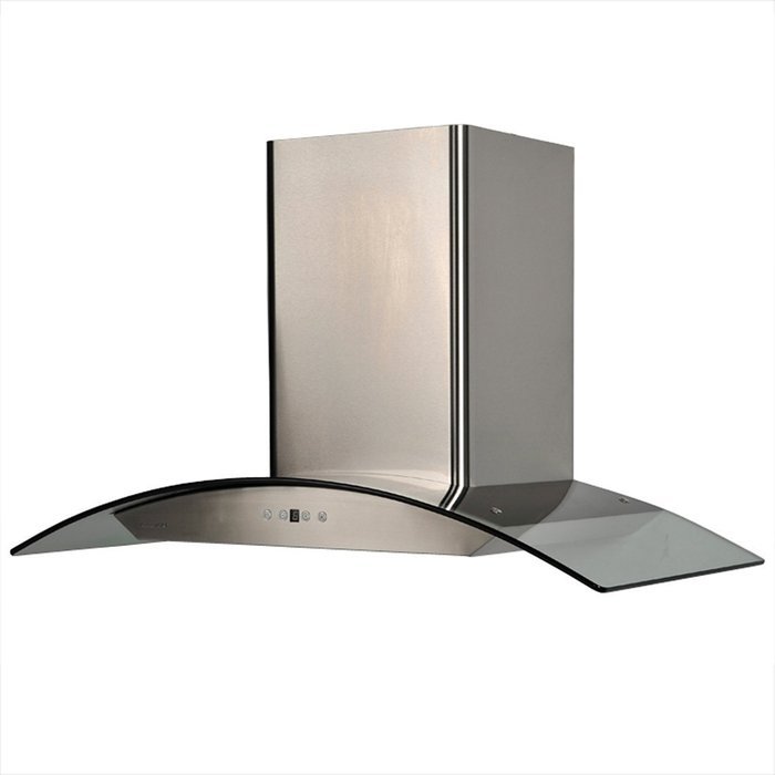 CAVALIERE 30" Wall Mounted Stainless Steel / Glass Kitchen Range Hood 860 CFM AP238-PSD-30