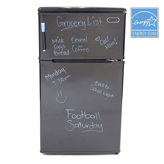 Whynter MRF-310DB Compact Double Door Energy Star Refrigerator/Freezer, 3.1 Cubic Feet N8