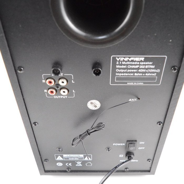 Yunmei JH2 Subwoofer 2.1 Speaker Sound System PC Home Desktop Audio Stereo Bluetooth speaker support SD card with... N13