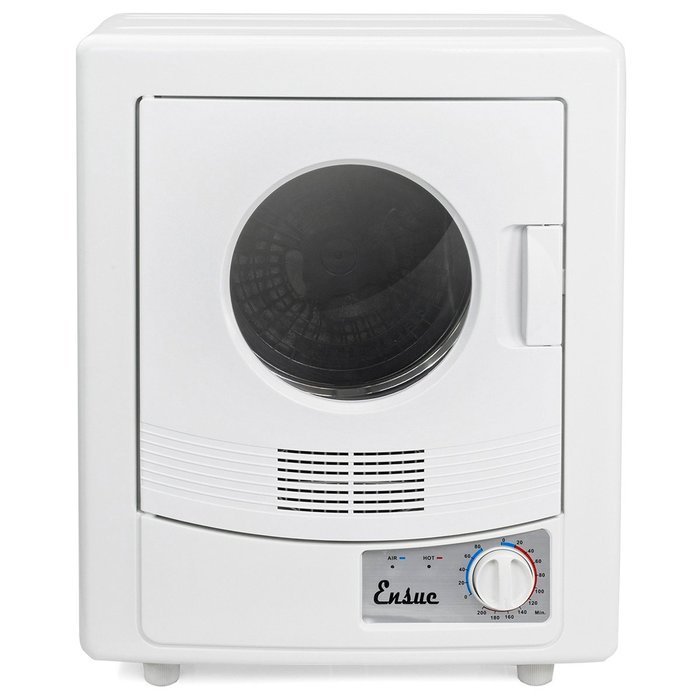 Ensue Portable Electric Tumble Dryer, Compact Stainless Steel N2