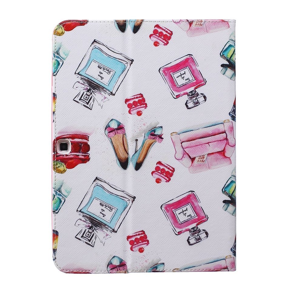 Galaxy Tab 4 10.1 Case, High Quality PU Leather Wallet Case [Card Slots] Damage Resistance and Kickstand Feature... N645