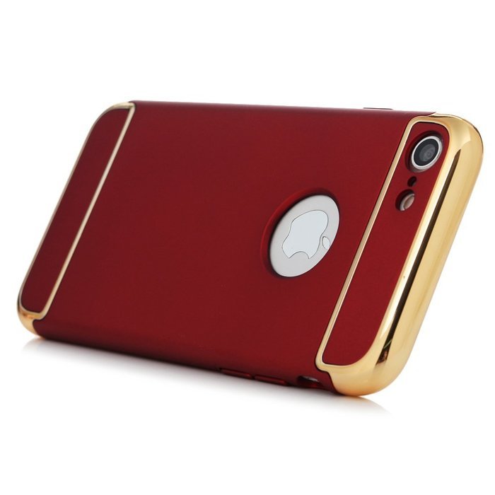 iPhone 7 Case (4.7 inch) - 3 in 1 High Impact Shockproof Anti-slip Lightweight Bumper Plating Frame Oleophobic... N14