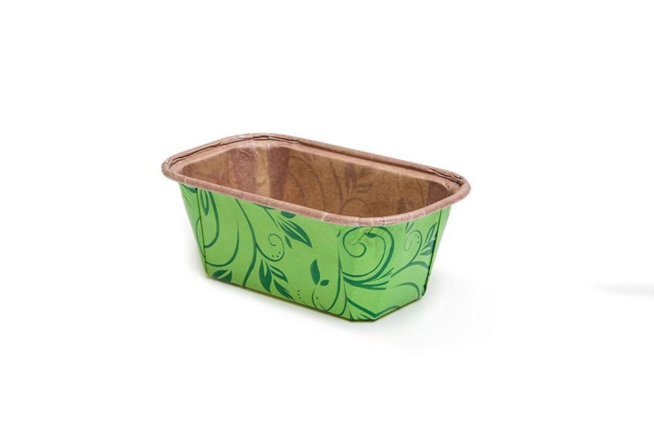 Mini Paper Baking Loaf Pan Good For All Of The Mini Plumpy Size 3.15/1.58"B x 1.58"Sw x 3.94/2.16"T-Out Model...