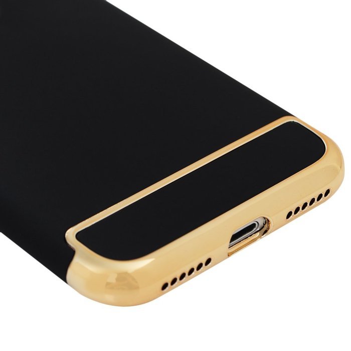 iPhone 7 Case (4.7 inch) - 3 in 1 High Impact Shockproof Anti-slip Lightweight Bumper Plating Frame Oleophobic... N18