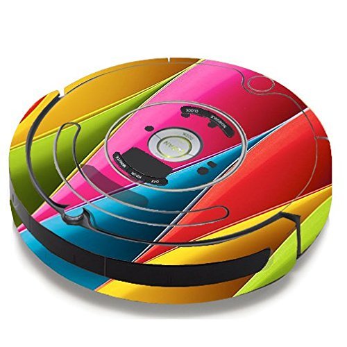 Skin Decal Vinyl Wrap For IRobot Roomba 650 655 Vacuum / Colors Weave