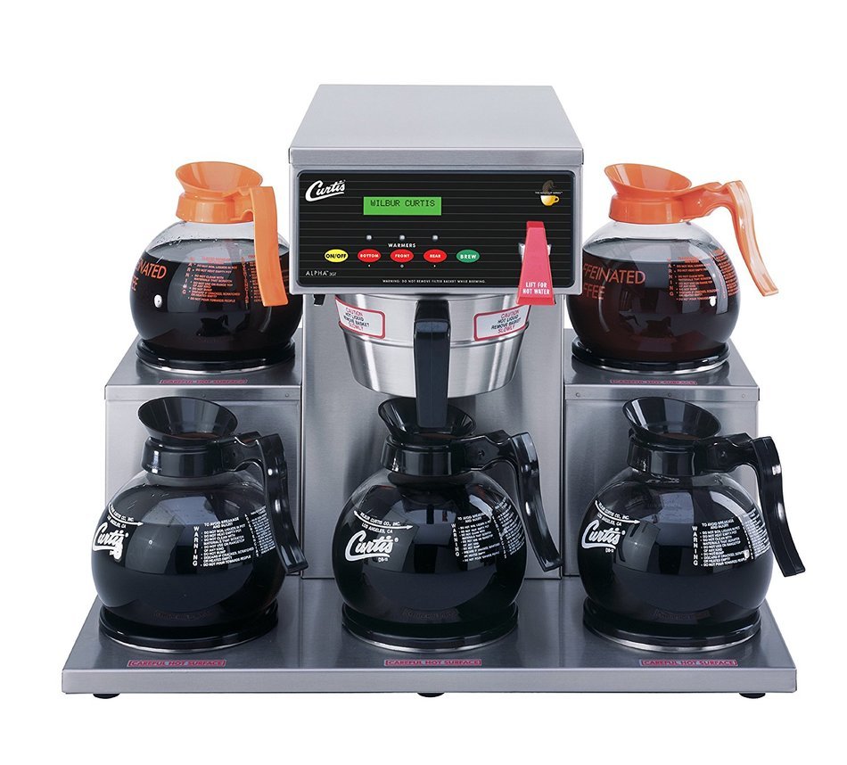 Wilbur Curtis G3 Alpha Decanter Brewer 64 Oz Coffee Brewer, 1 Station, 1 Lower Warmer - Commercial Coffee Brewer N3