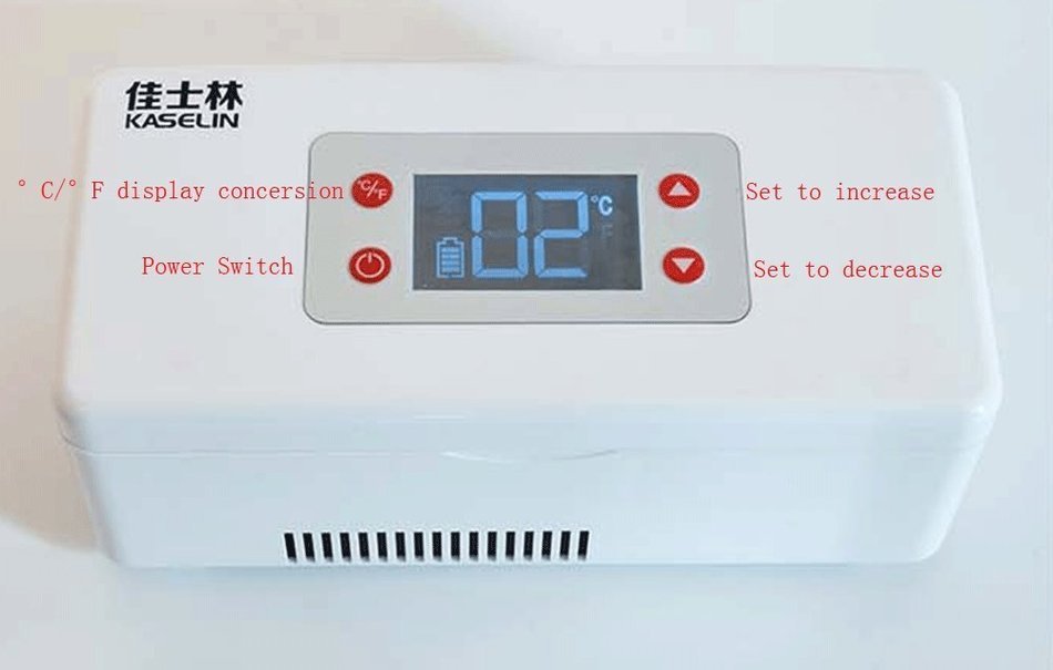 Portable Insulin Cooler Refrigerated Box Drug Reefer Refrigerator 2-8&deg;C (Ships Via DHL ) N3