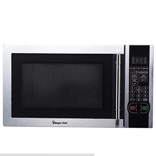 Magic Chef 1.1 Cu. Ft. Digital Microwave, Stainless Steel, Mcm1110st