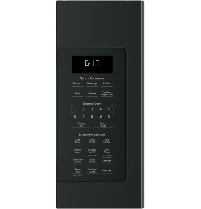 GE 1.7 Cu. Ft. Black Over-The-Range Microwave Oven N3