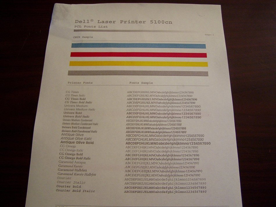 Dell 5100CN Laser Printer W/Toners, NetWork & Prints N6
