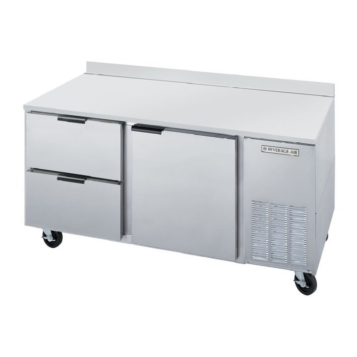 Beverage-Air WTRD67A-2 67" 2 Drawer Worktop Refrigerator