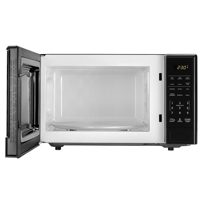 Sharp Compact 1.1 Cu.ft. Stainless-Steel Countertop Microwave Oven N6