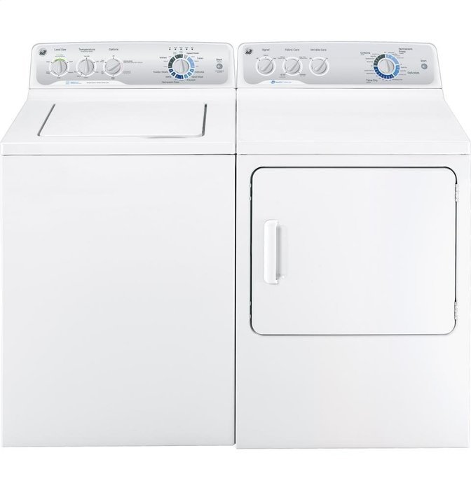7.0 Cu. Ft. Capacity DuraDrum Gas Dryer with HE Sensor Dry &ndash; White N2