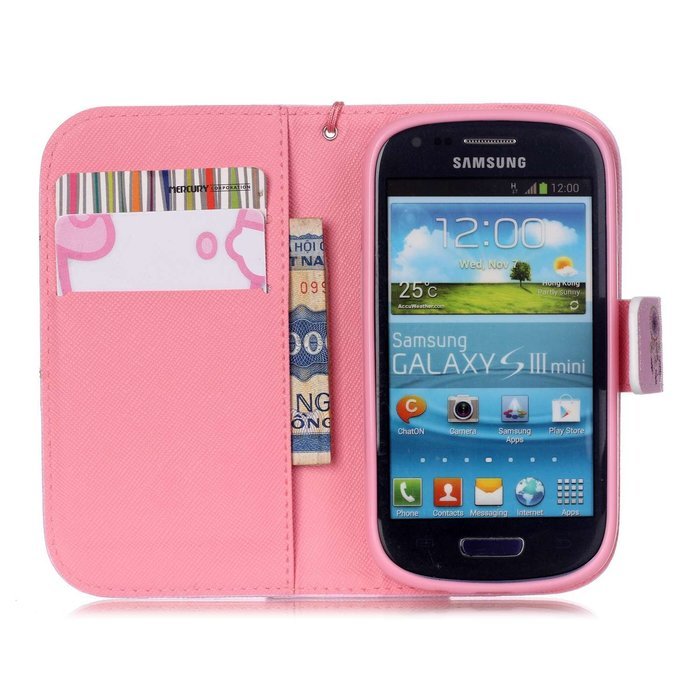 Galaxy S3 Mini Case,Galaxy S3 Mini Wallet Case,Phezen PU Leather Magnetic Closure Stand Flip Cover Credit Card... N10