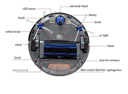 DLPJ WIFI Robot Vacuum Cleaner Vacuum Cleaner Household Robotic Vacuums Smart Floor Cleaner N3