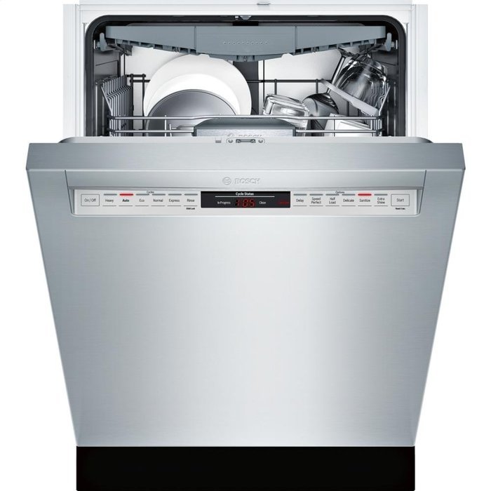 Bosch SHE68TL5UC 800 24" Stainless Steel Semi-Integrated Dishwasher - Energy Star N2