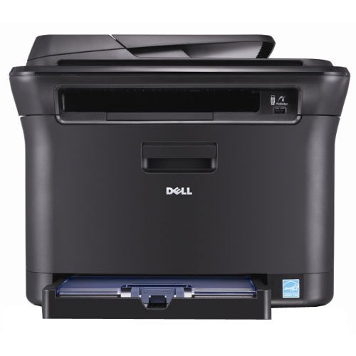 Dell 1235cn Multifunction Network Color Laser Printer - Max Resolution 2400x600 dpi - Max Printing Speed 17 ppm... N6