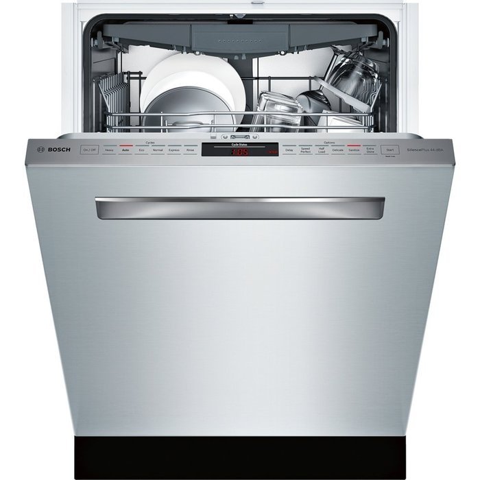Bosch SHP68TL5UC 24" 800 Series Energy Star Built In Dishwasher with 16 Place Settings, 44 dBA Noise Level Stainless... N3