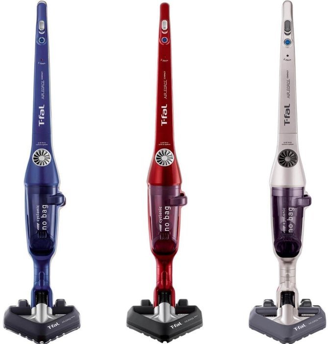 T-FAL cyclone vacuum Cordless stick cleaner air force compact battery-powered indigo blue N4