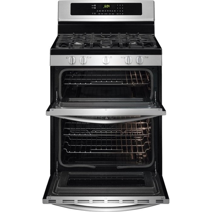 Frigidaire FGGF304DPF Gallery 30" Stainless Steel Gas Sealed Burner Double Oven Range