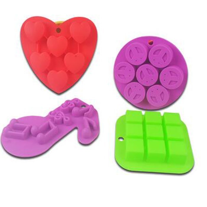 Vabneer platinum silicone Non-stick Reusable Backing Pan - Perfect for cake, Muffin, gelatin, snacks, frozen Treats... N16