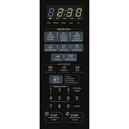 1000 Watts Carousel Countertop Microwave Oven, 1.3 Cubic Ft., Clock Display, Variable Temperature Control, Stainless... N5
