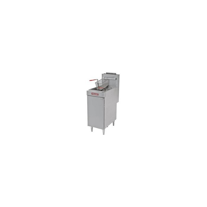 Vulcan LG400-1 45-50 lb. Capacity Free-Standing Natural Gas Fryer