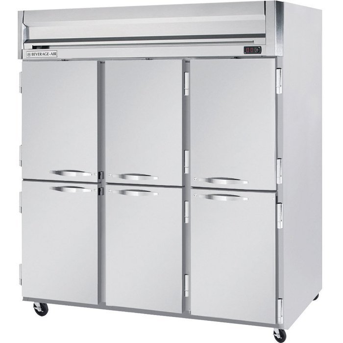 Beverage Air HR3-1HS Solid Half-Door Commercial Refrigerator