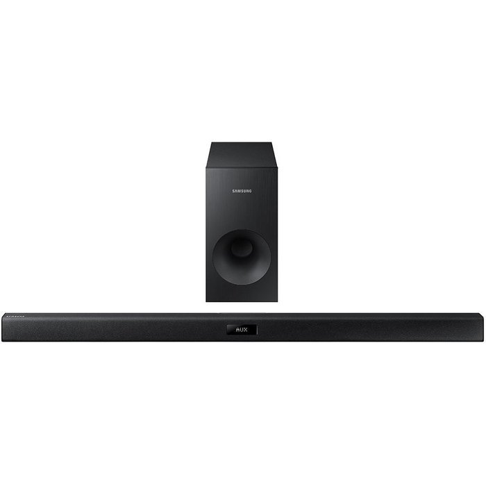 Samsung 2.1 Channel 120 Watt Audio Soundbar with Bluetooth (HW-J355) with Soundbar Bracket, High-Speed HDMI Cable... N4