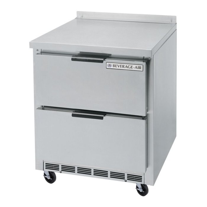Beverage-Air WTRD27A-2 27" Compact Worktop Refrigerator 2 Drawer