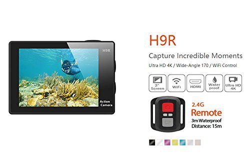 WIiFi Waterproof Action Camera,Underwater Video Camera 1080P FHD 12MP 2.0 Inch Bundle With 2 Batteries and FREE... N5