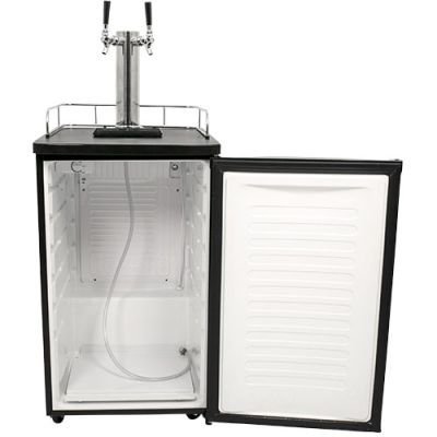 Full Size Dual Tap Kegerator with Premium US-Made Components N2