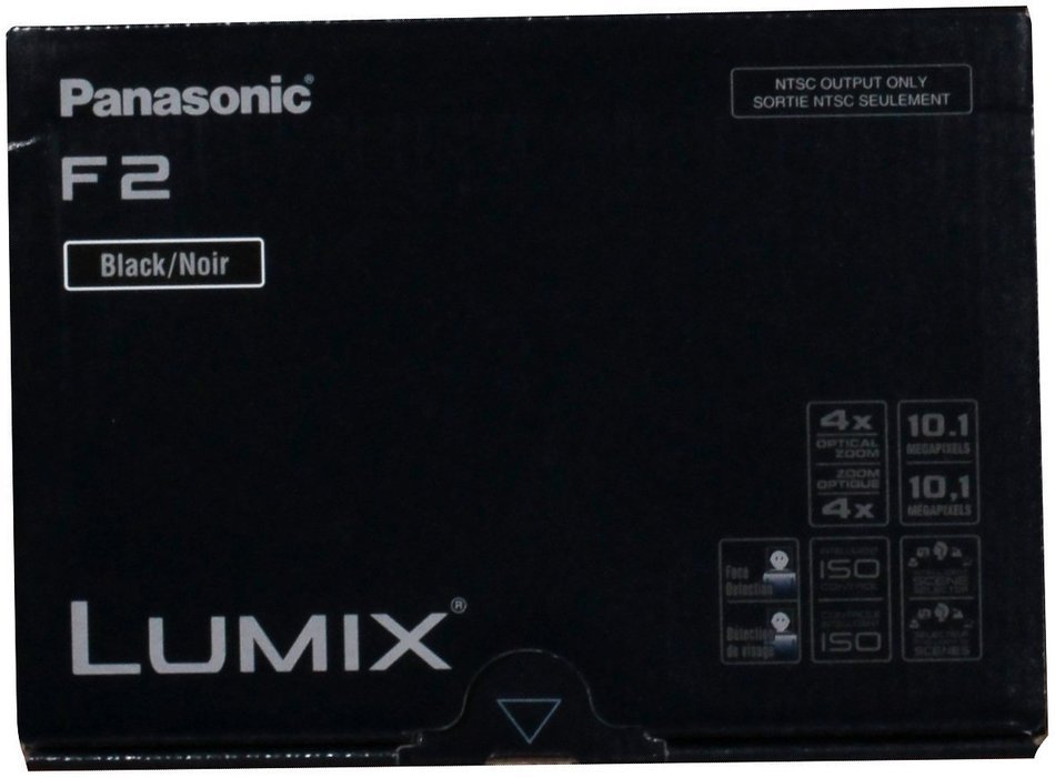 Panasonic DMC-F2K Lumix 10.1MP Digital Camera with 4x Optical Zoom (Black)