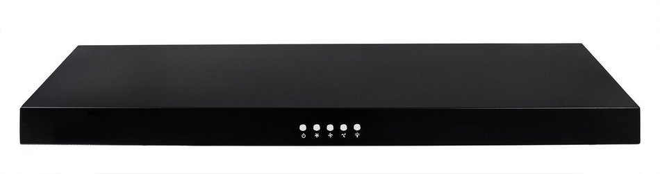 FIREBIRD New 30-Inch 3-Speed Stainless Steel Slim Under Cabinet Range Hood FB-BK5710Y (Black) N4