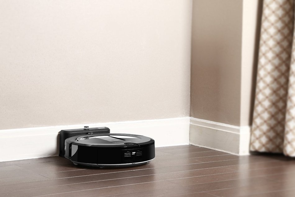 Floor Robot Loomin A325 Auto Slim Anti Fall Robot Vacuum Cleaner (Silver) N7