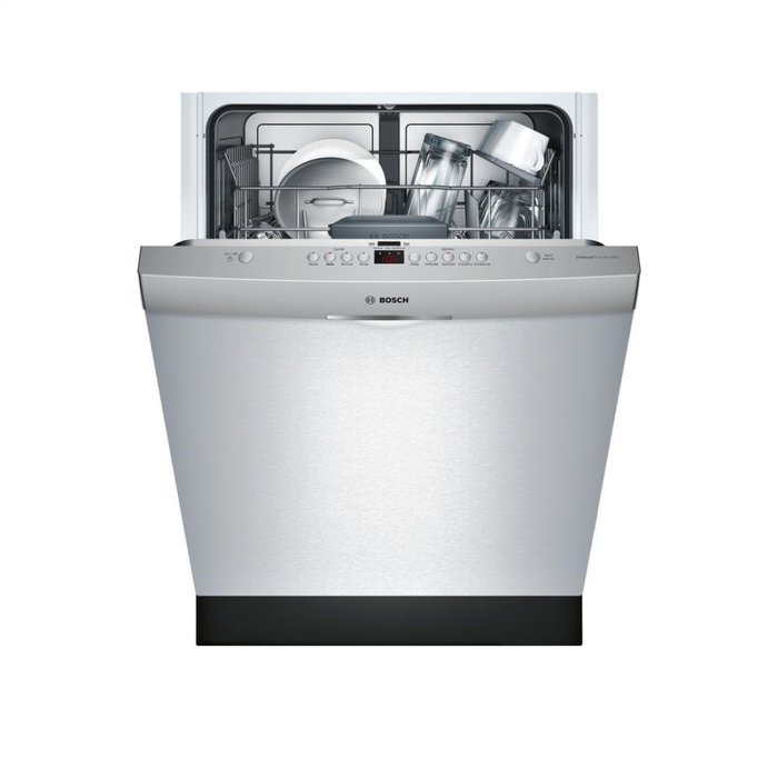 Bosch 300 Series SHS63VL5UC 24" Fully Integrated Scoop Handle Dishwasher in Stainless Steel