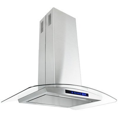 Golden Vantage 35.4'' 400 CFM Convertible Island Range Hood N9