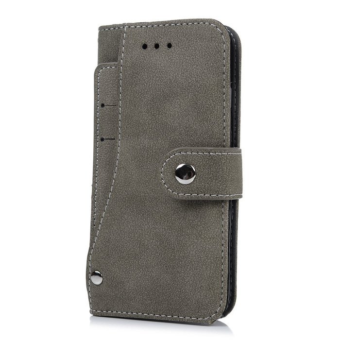 iPhone 7 Case (4.7 inch) - Slim Fit Wallet Counterfeit Cashmere Leather Extra ID/Credit Card Holders with Snap... N15