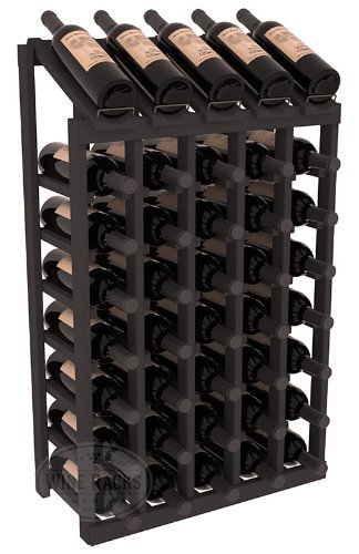 Wine Racks America Ponderosa Pine 5 Column 8 Row Display Top Kit. 13 Stains to Choose From! N10