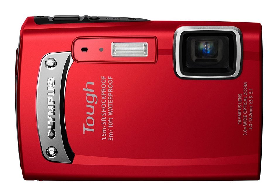 OLYMPUS TOUGH TG-310 RED - International Version (No Warranty) N2