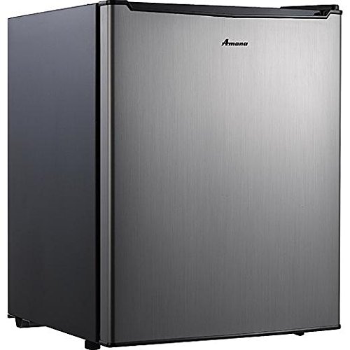 Amana 2.7 Cu ft. Refrigerator - Faux Stainless Steel