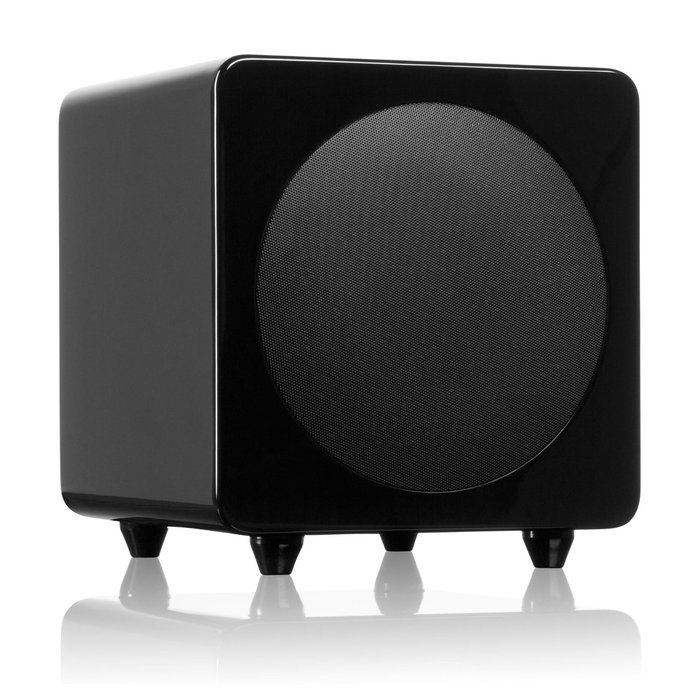 Kanto sub8 Powered Subwoofer &ndash; 8&rdquo; Paper Cone Driver &mdash; Powerful Bass Extension &ndash; Gloss Black N5