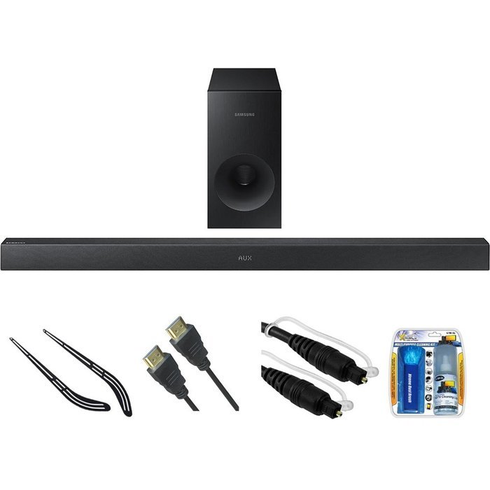Samsung Soundbar with Wireless Subwoofer (HW-K360/ZA) with Soundbar Bracket, High-Speed HDMI Cable with Ethernet... N3