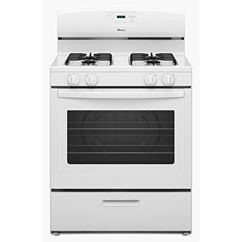 AMANA AGR5330BAW 30 inch 5.1 Cu. Ft. Single Oven Free-Standing Gas Range, White - 109024 N4