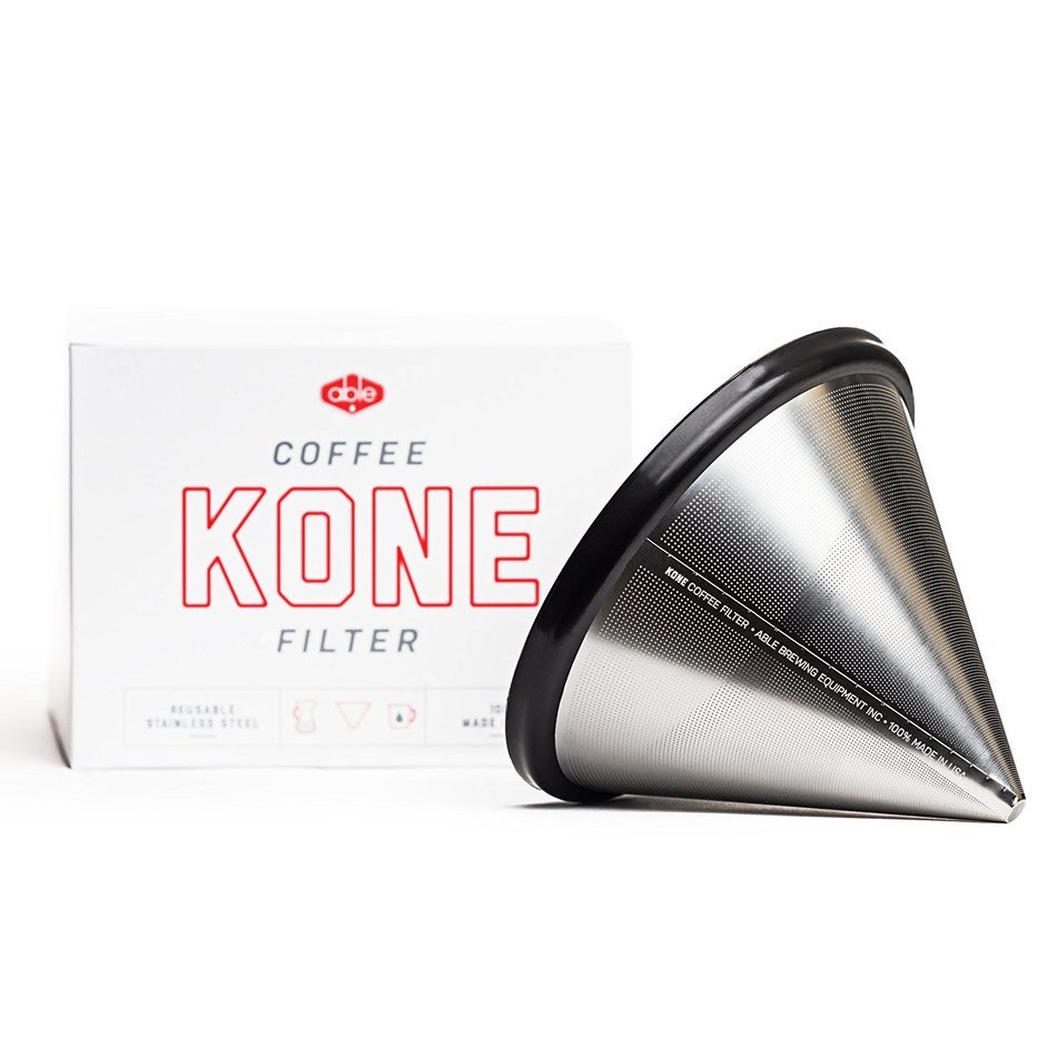 Able Brewing Kone Coffee Filter for Chemex Coffee Maker - stainless steel reusable N2