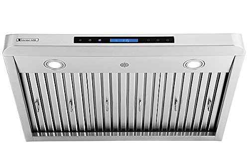 XtremeAir PX10-U30 Under Cabinet Mount Range Hood with 900 CFM Baffle Filter/Grease Drain Tunnel, 30" N2