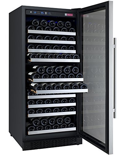 FlexCount Series 128 Bottle Single Zone Freestanding Wine Refrigerator N5