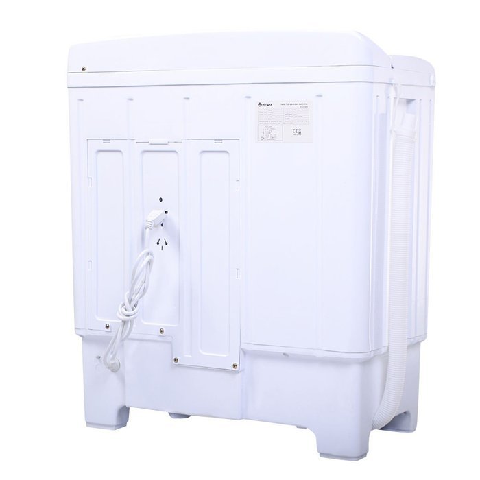 Giantex Portable Mini Compact Twin Tub 11lb Washing Machine Washer Spin Dryer N7