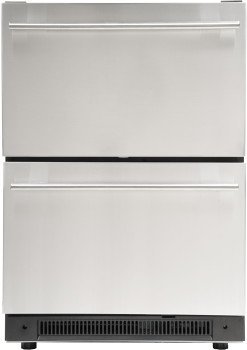 Haier DD410RS 24 Inch Built-In Dual Refrigerator Drawers with 5.4 cu. ft. Capacity, in Stainless Steel N5