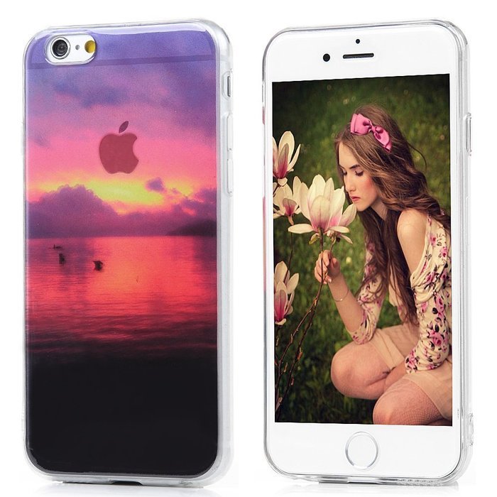 i6/i6S (4.7")Case,i6plus/i6splus Case (5.5") Soft TPU Shockproof Translucent Rubber Skin Gel Fancy Scenery Series... N5